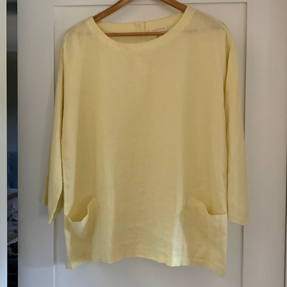 Eileen Fisher linen top